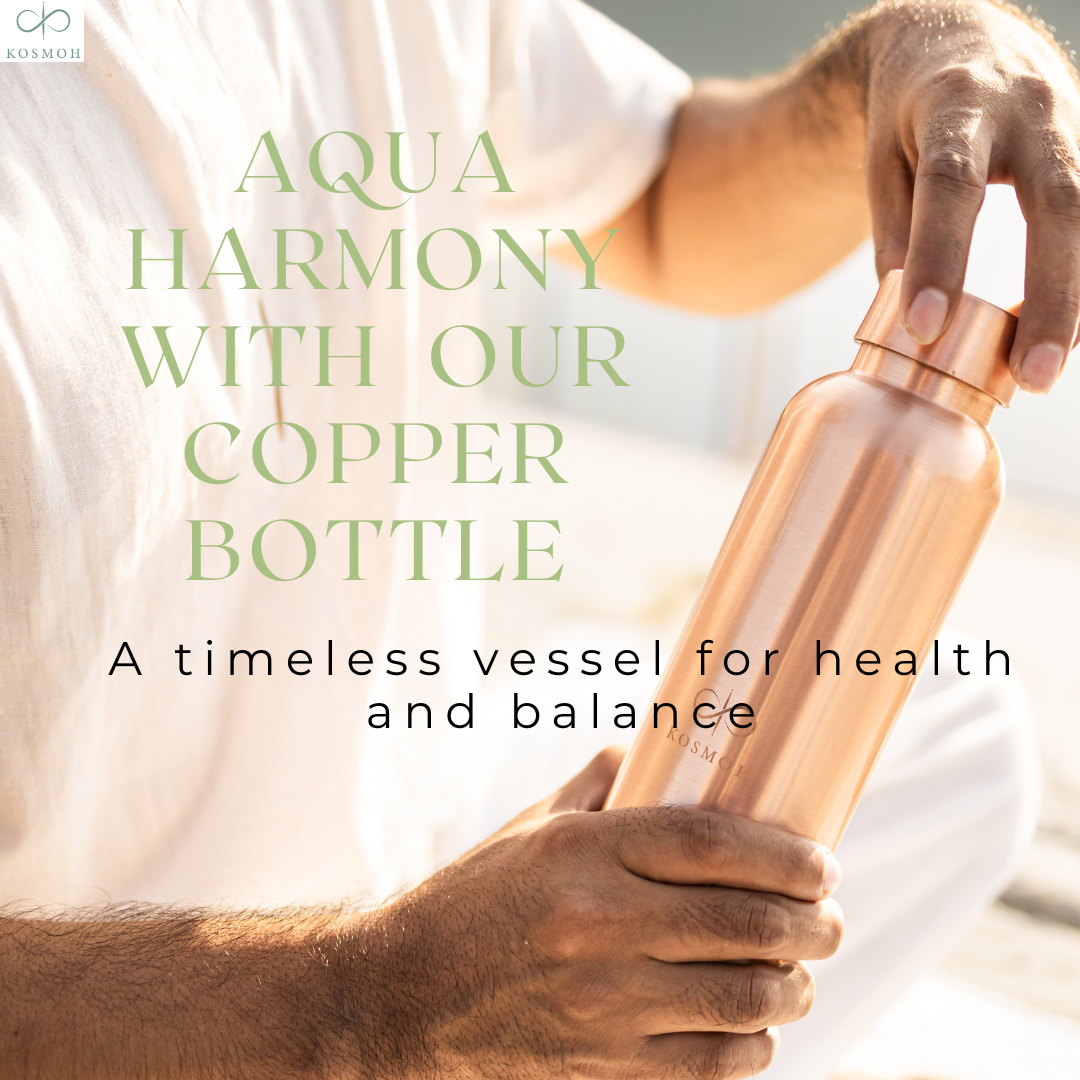 Copper Water Bottle (99% pure certified)