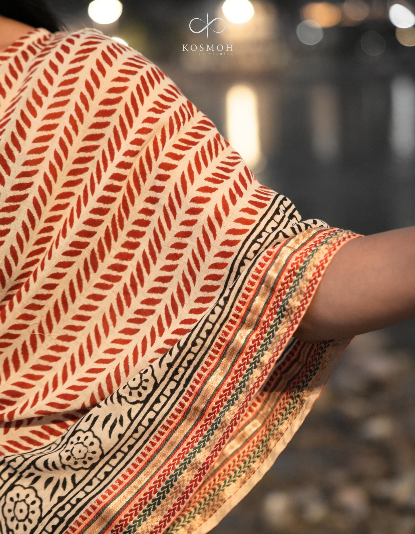 100 % Organic Cotton Kaftans - Hand Block Printing