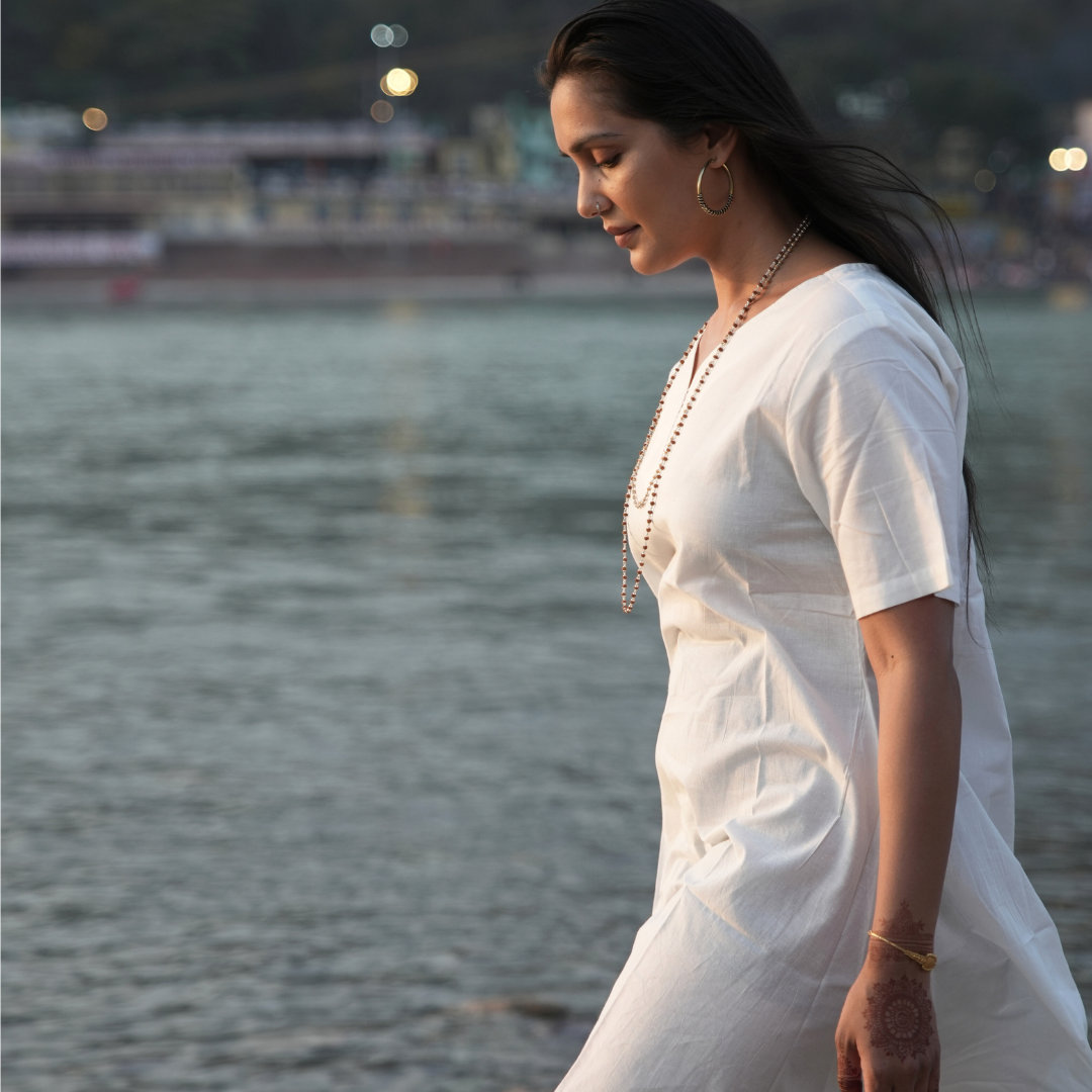 White Mulmul Short Dress- 2 Designs