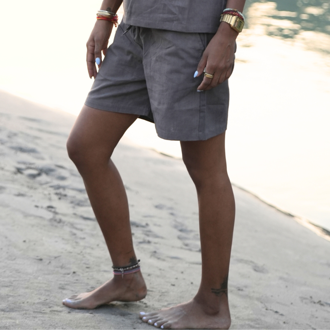 Kosmoh 100% Organic KHADI yoga shorts (unisex)