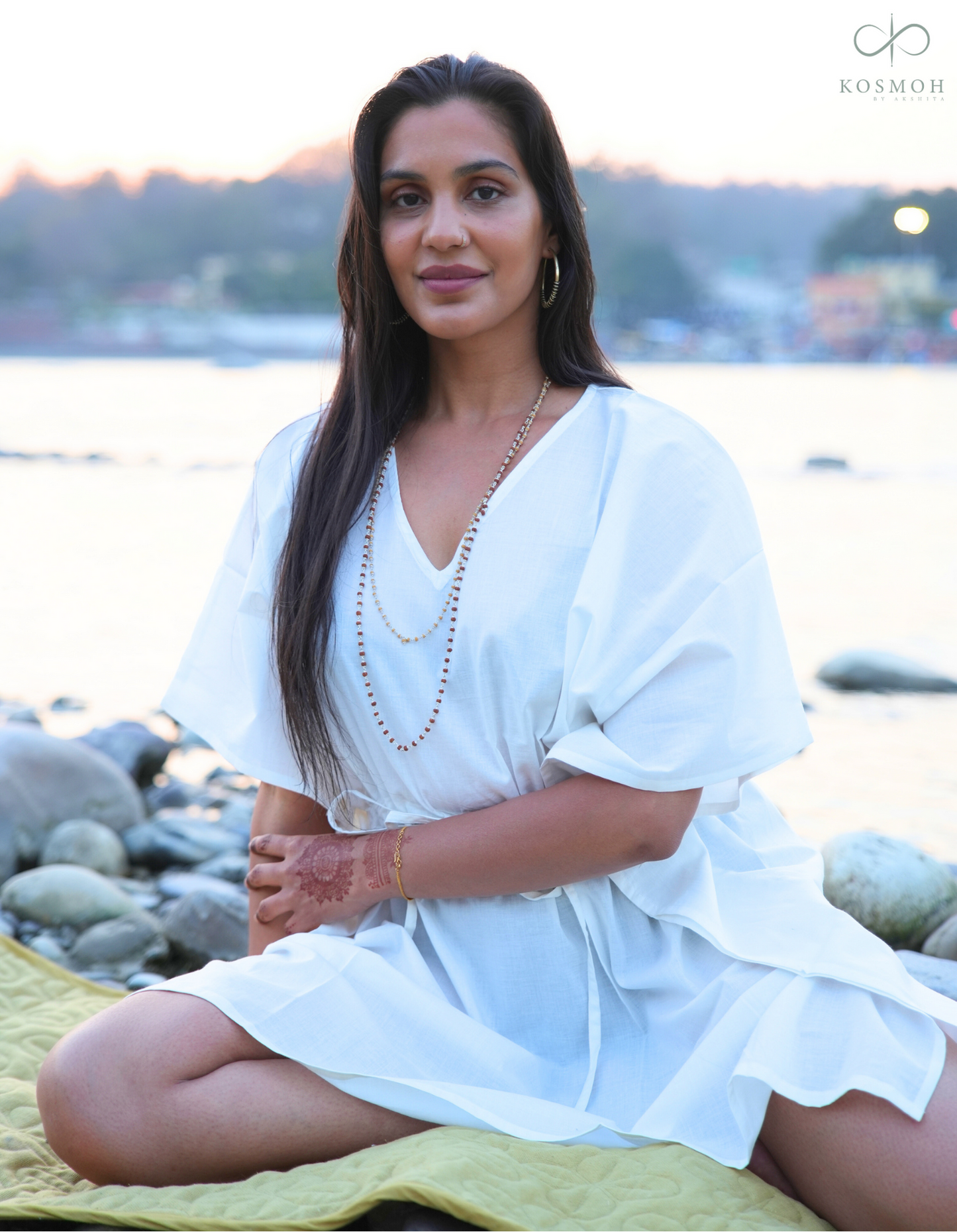 100 % Organic Cotton Kaftans - Hand Block Printing