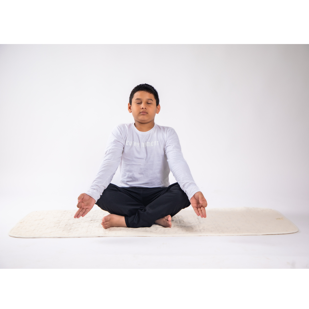 Kosmoh Organic Kids Yoga Mat - Amber Yellow