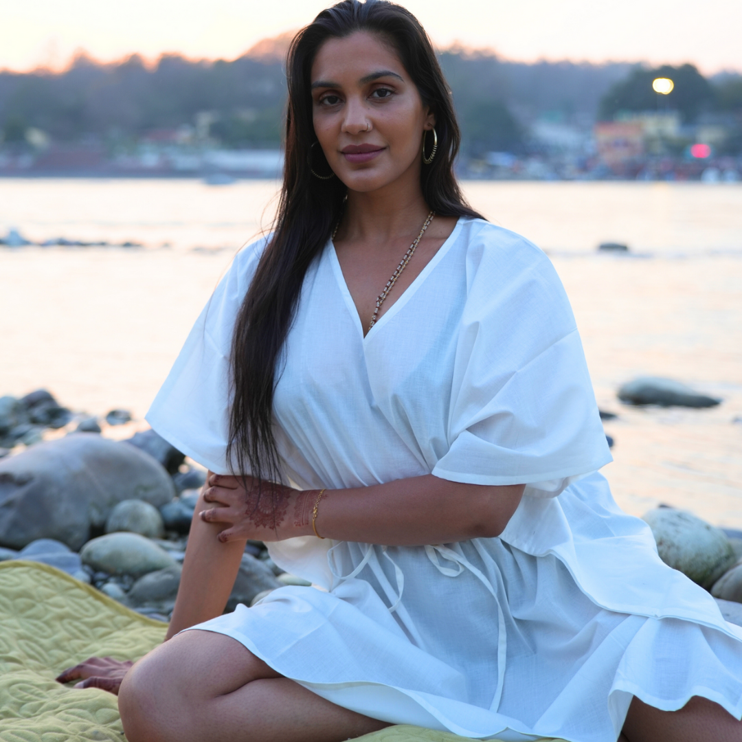 100 % Organic Cotton Kaftans - Hand Block Printing