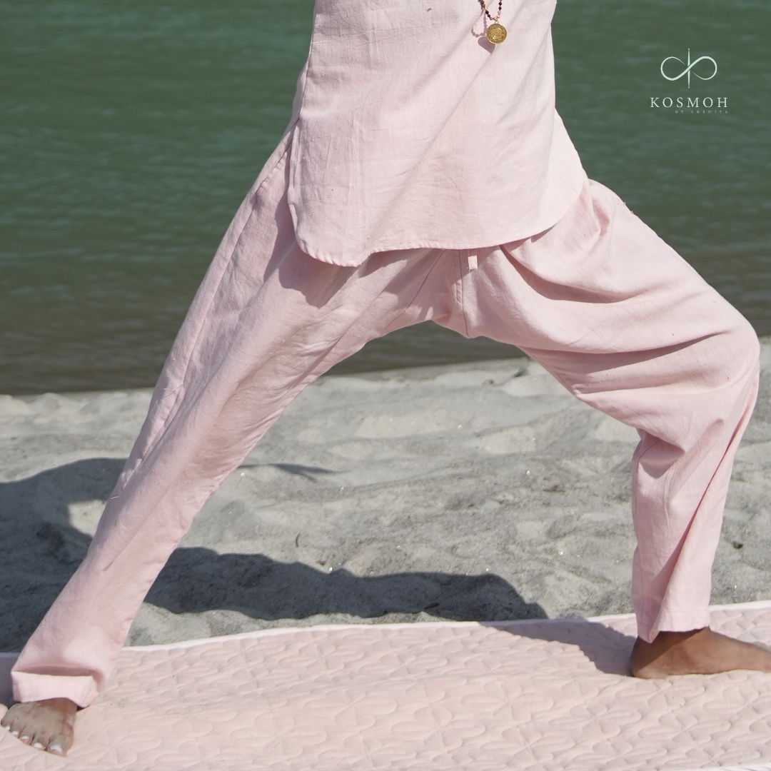 Kosmoh 100% Organic KHADI Yoga Pants - Woman