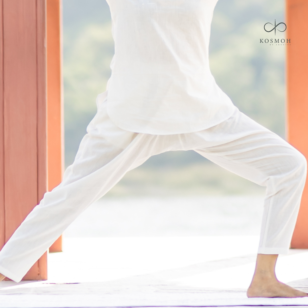 Kosmoh 100% Organic KHADI Yoga Pants - Woman