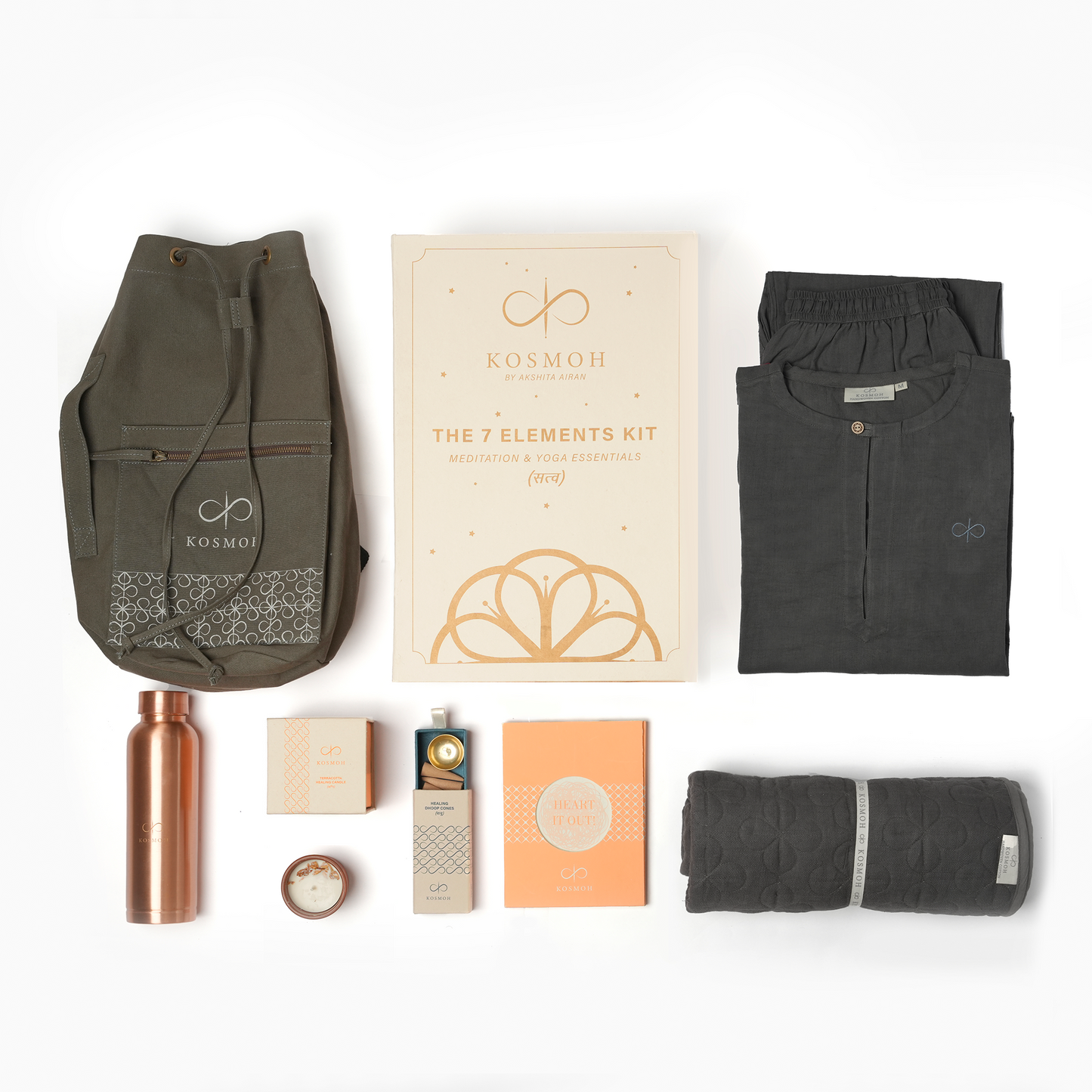 Meditation & Yoga Essentials Kit - Male