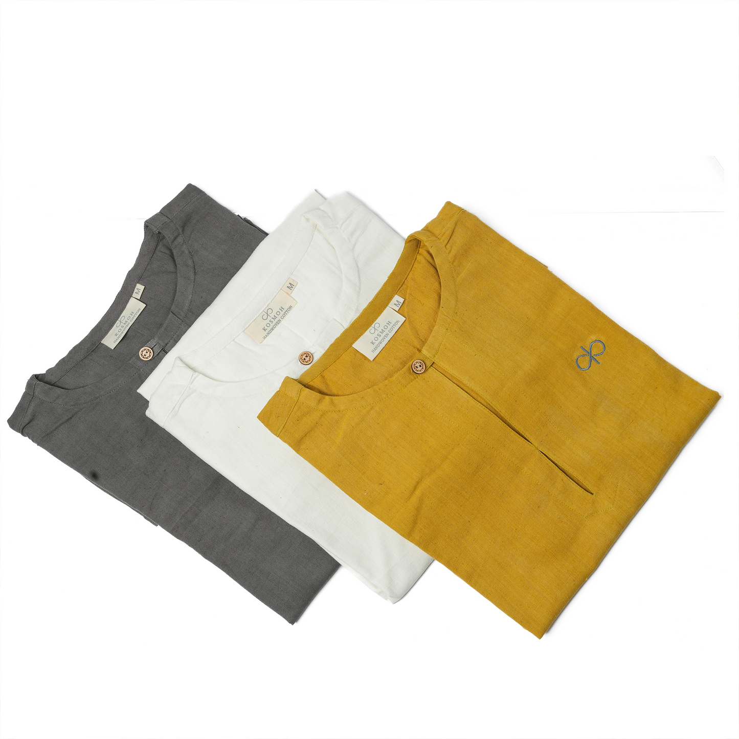Organic Yoga Wear Male Top ( Set of 3 )