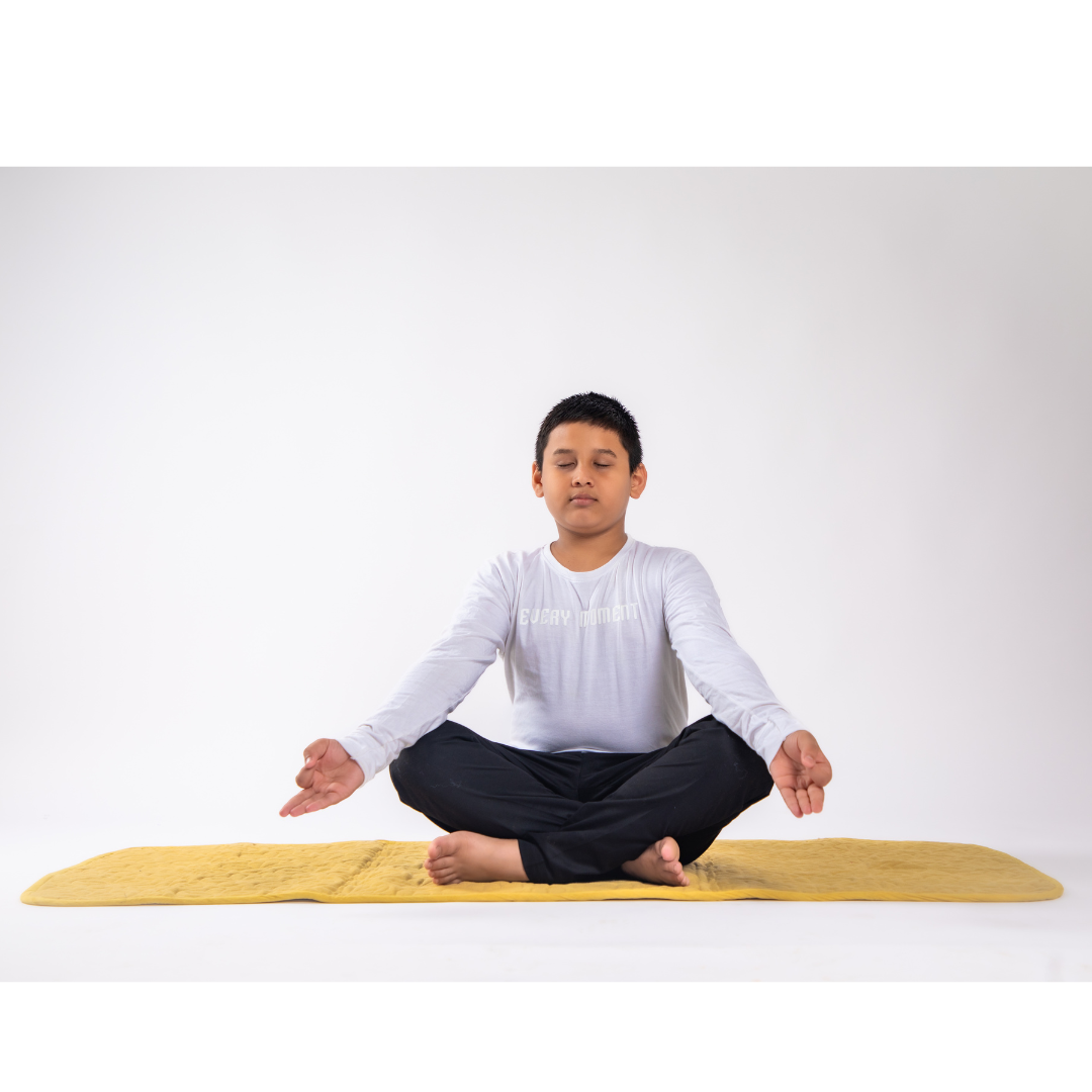 Kosmoh Organic Kids Yoga Mat - Amber Yellow