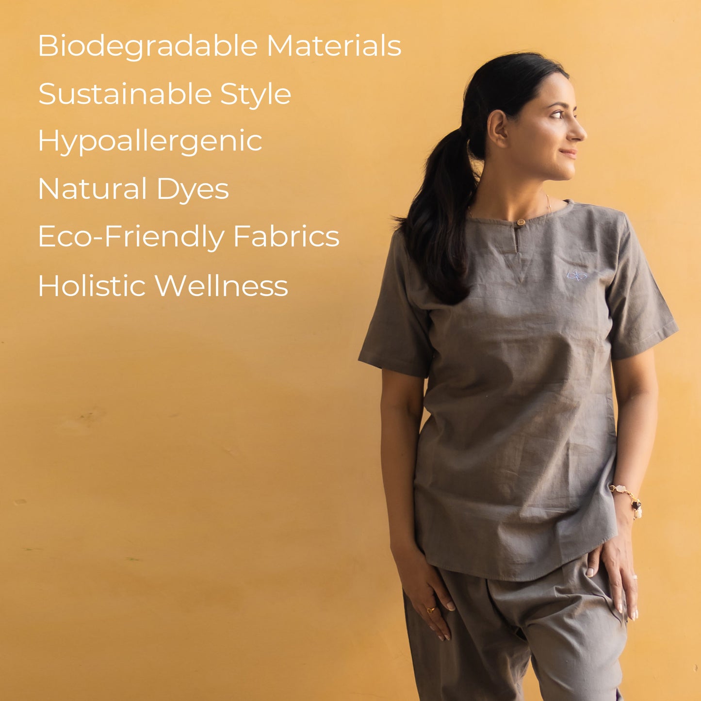 Organic Yoga Wear Female Top ( Set of 3 )