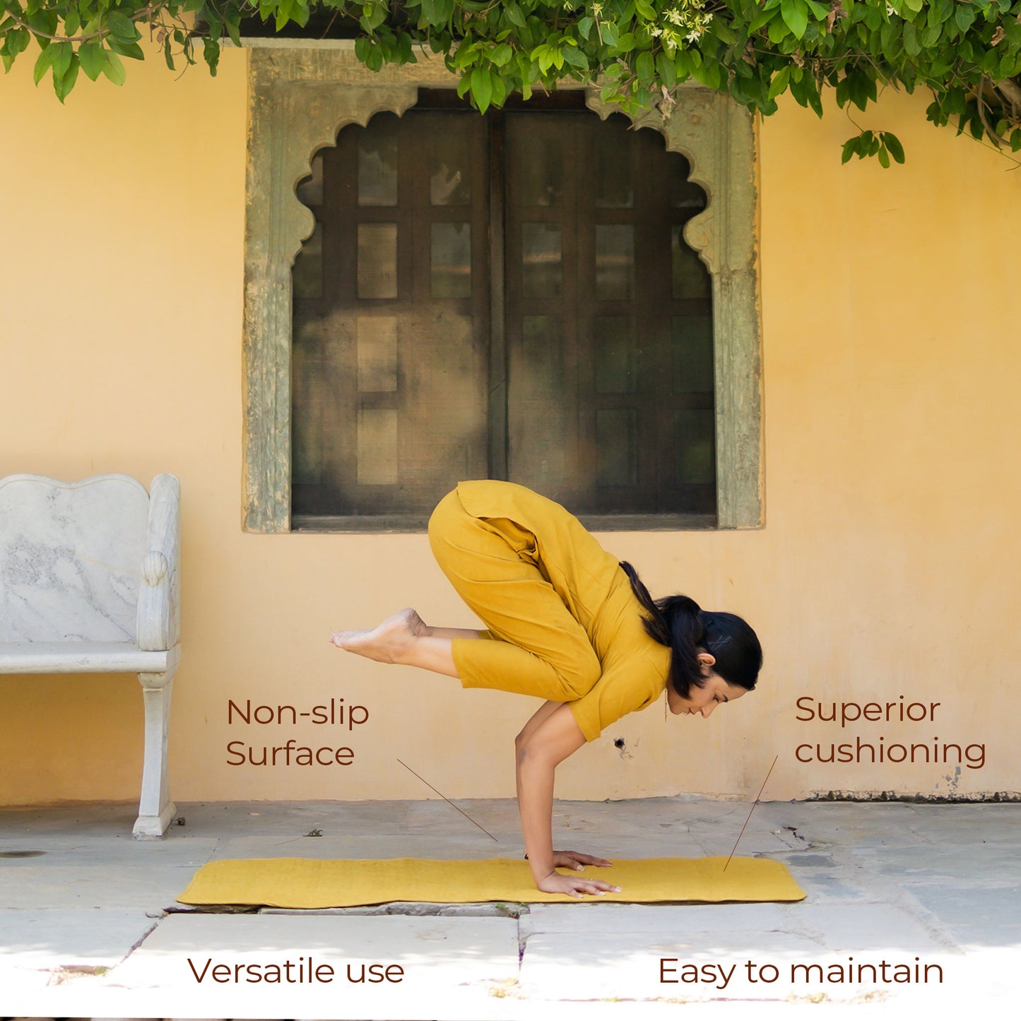 100% Organic Handloom Khadi Yoga Mat