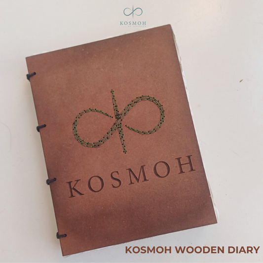 KOSMOH Organic Handmade 100% Recycled Paper Journal